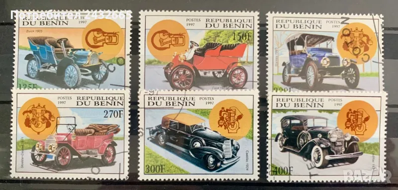 2553. Бенин 1997 - “ Транспорт. Автомобили.”, СТО, снимка 1