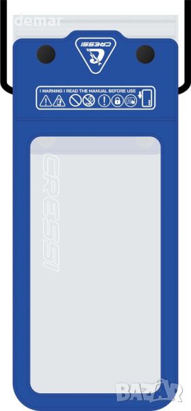 Cressi Мек водоустойчив калъф за мобилен телефон, Azure, 7'', снимка 1