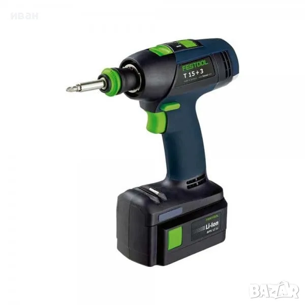 Акумулаторен винтовърт FESTOOL T15+3, снимка 1