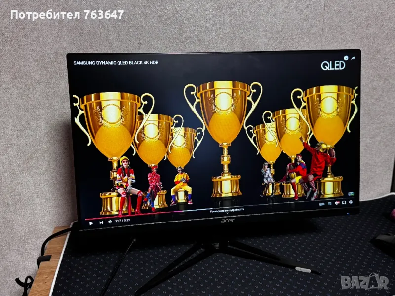 Gaming монитор 24 Acer nitro rg241y 165hz, снимка 1