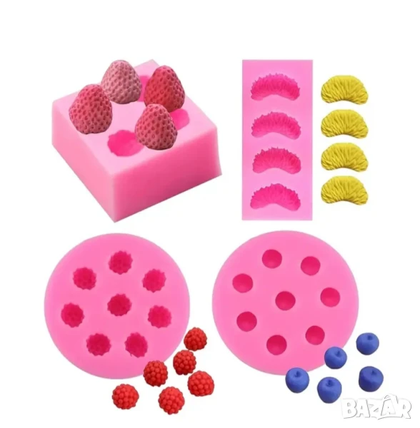 Молдове комплект 4 броя плодове , снимка 1