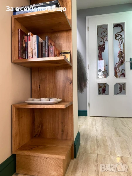 Ръчно Изработена Етажерка За Книги, снимка 1