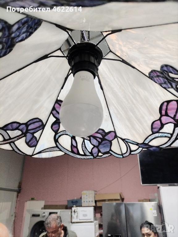МНОГО КРАСИВА ЛАМПА ТИФАНИ , снимка 1