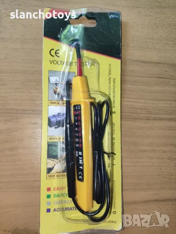 Тестер за напрежение 8 в 1 : AC/DC: 6V/12V/24V/50V/110V/220V/380V Честота: 0~60Hz Скала с светодиоди, снимка 3 - Други инструменти - 50298932