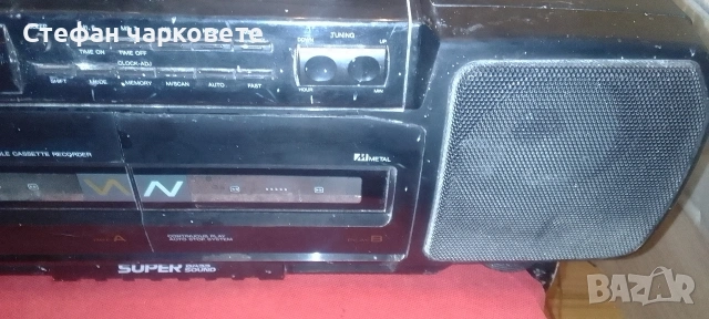 Двукасетачен касетофон и радио тунер , снимка 4 - Радиокасетофони, транзистори - 54083864