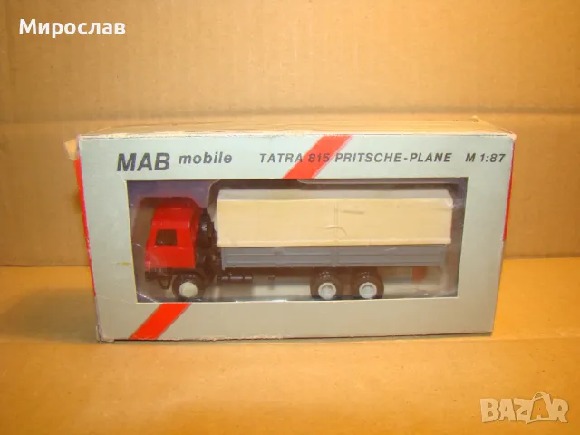 MAB H0 1/87 TATRA КАМИОН МОДЕЛ КОЛИЧКА ИГРАЧКА, снимка 1 - Колекции - 48975251