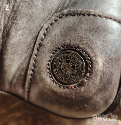 Оригинални кожени обувки, (боти,ботуши) LEVIS, снимка 3 - Мъжки боти - 53482339
