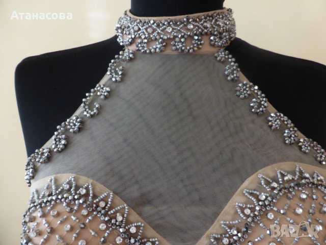  Абитуриентска официална рокля SHERRI HILL от 2 части с камъни Swarowski, снимка 11 - Рокли - 44958246