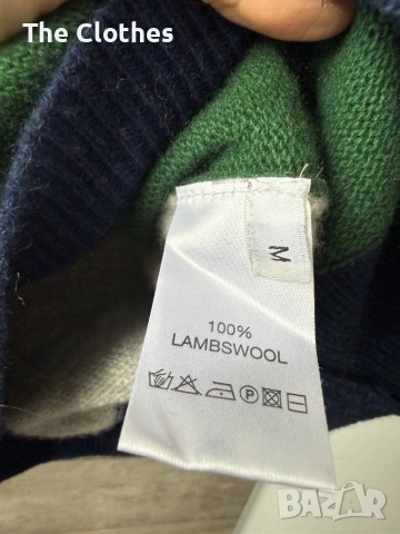 Пуловер Mads Noorgard 100% вълна, снимка 4 - Пуловери - 53453852