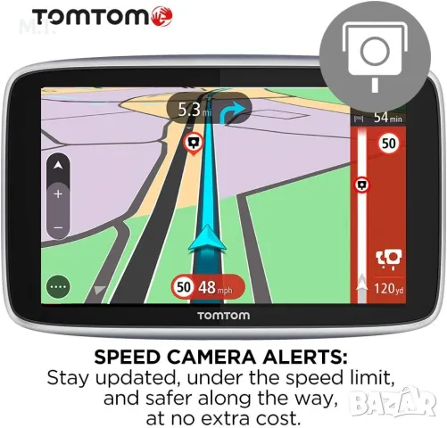 Луксозна автомобилна навигация за кола Tomtom GO PREMIUM с вечни карти, снимка 1 - TOMTOM - 48262749