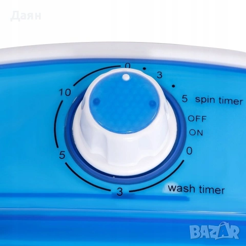 Мини пералня, Преносима пералня COSTWAY с центрофуга 2.5кг , снимка 6 - Перални - 53284483