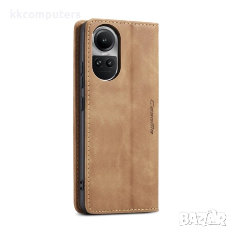 Oppo Reno12 Pro 5G CASEME Magnetic Wallet Кожен Калъф и Протектор, снимка 7 - Калъфи, кейсове - 52674221