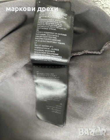 KARL KANI T-Shirt mit Label-Print Modell 'Signature' in anthrazit XL, снимка 7 - Тениски - 53086691