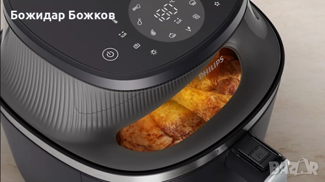 Еър фрайер Philips Series 3000 4.2 L (NA322/00), снимка 6 - Печки, фурни - 53467656