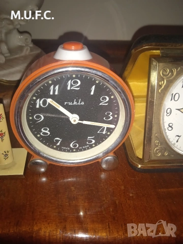 Часовници механични.Junhans,Ruhla,JAZ,Emes., снимка 5 - Антикварни и старинни предмети - 54087278