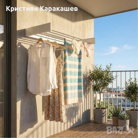 ПРОСТОР СУШИЛНИК ЗА ДРЕХИ БЯЛ