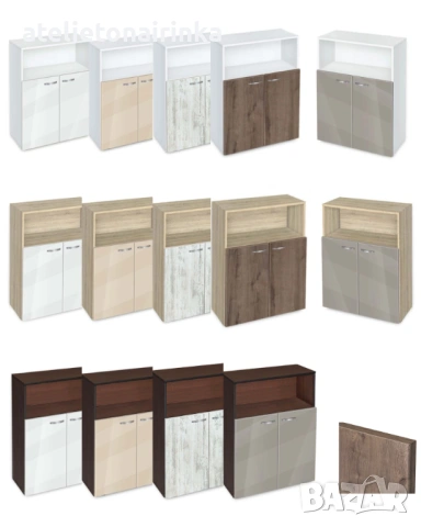 Етажерка Ава 3 с вратички постформинг