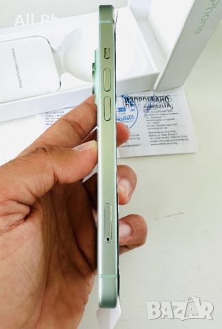 Перфектен! iPhone 15 128GB Green 2г.Гаранция!, снимка 7 - Apple iPhone - 46036429