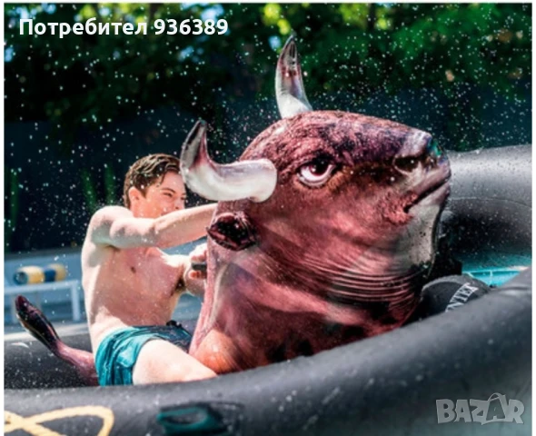Голям надуваем бик за водно родео, снимка 4 - Други стоки за дома - 50801224