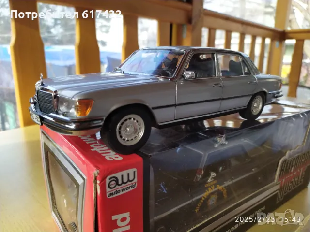 1:18 MERCEDES-BENZ 450 SEL W116- Revell, снимка 4 - Колекции - 46498300