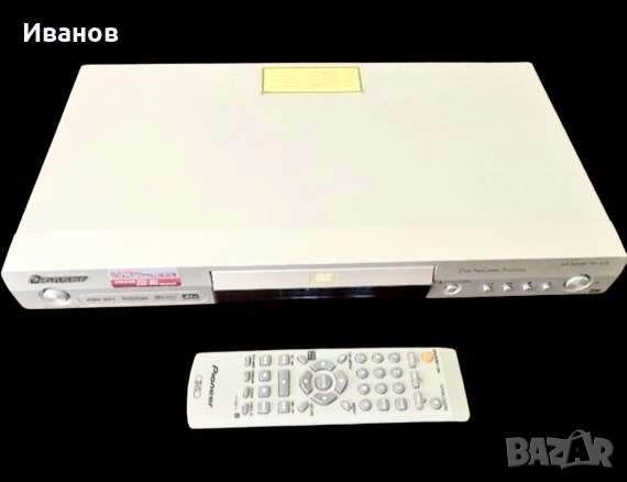 РАЗПРОДАЖБА - 30€. PIONEER DV-373-S DVD PLAYER  - Перфектно + Подарък