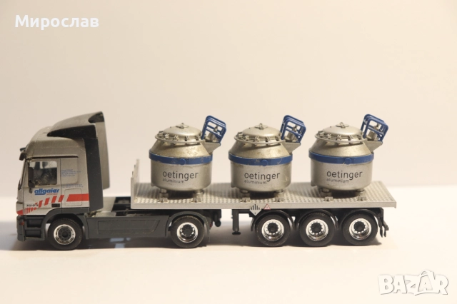 HERPA 1:87 H0 МERCEDES ACTROS КАМИОН МОДЕЛ