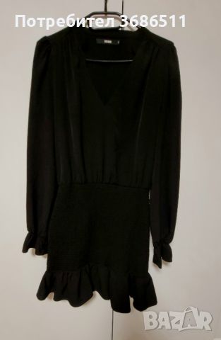 Черна рокля S размер, снимка 1