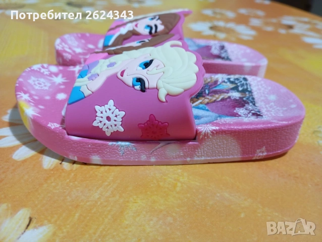 Детски чехли Frozen, номер 24, снимка 3 - Детски джапанки - 53651087