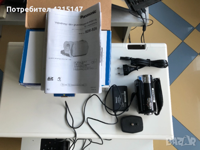 Panasonic SDR-S26 SD Card Standard Definition PAL Camcorder,70xZoom-Дигитална камера (фотоапарат), снимка 4 - Камери - 53424155