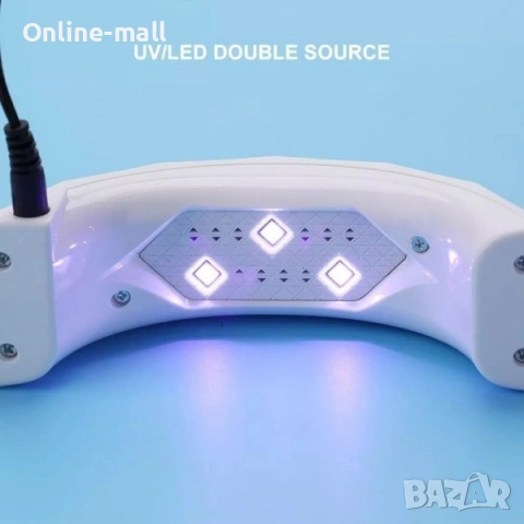 Мини UV/LED Лампа за Маникюр 9W – Джобен модел с USB захранване и автоматичен таймер, снимка 4 - Продукти за маникюр - 53244305