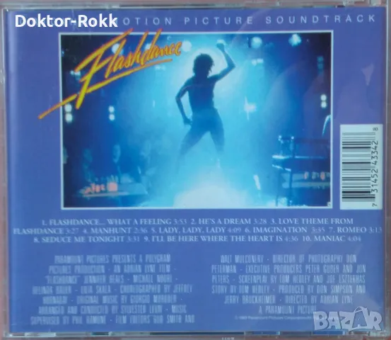 Flashdance (Original Soundtrack From The Motion Picture) 1983 CD, снимка 2 - CD дискове - 47390288