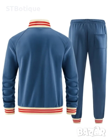 ❄️🧥Мъжки Спортен Комплект – Тъмно синьо , Кралско синьо Армейско зелено ,Черно | STBoutique❄️💥, снимка 6 - Спортни дрехи, екипи - 52079173