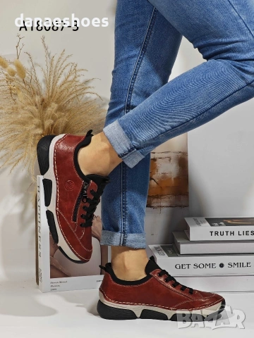 Дамски спортни обувки с връзки и цип , снимка 12 - Дамски ежедневни обувки - 53060085