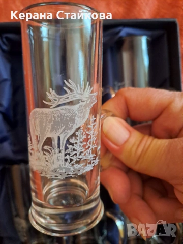 Комплект 6 чаши,за алкохол, снимка 7 - Сервизи - 54013747