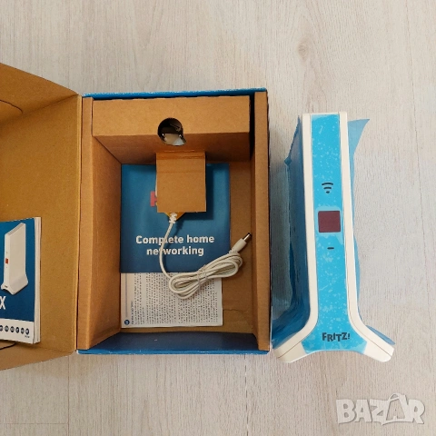 FRITZ!Repeater 3000 AX – High-End Wi-Fi 6 Tri-Band Mesh Репитер, снимка 6 - Рутери - 53303166