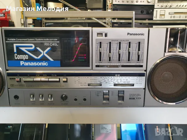 Радиокасетофон Panasonic RX-C45L В отлично техническо и визуално състояние., снимка 6 - Радиокасетофони, транзистори - 48040142