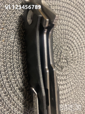 Сгъваем нож,острие D2, дръжка G10, 98х230, снимка 6 - Ножове - 52368242