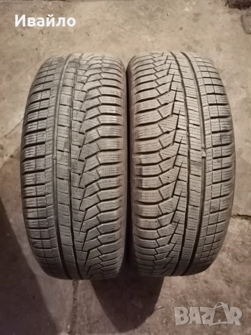 Продавам 2 броя зимни гуми 215.60.16 на 1 сезон дот 2020 Hankook 