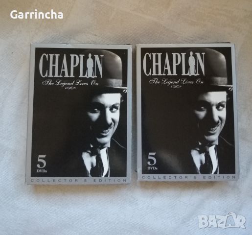 Chaplin : The Legend Lives On.5DVD, снимка 2 - DVD филми - 45226285