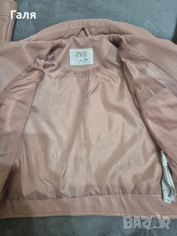 Детско кожено якенце Zara, снимка 3 - Детски якета и елеци - 52939001