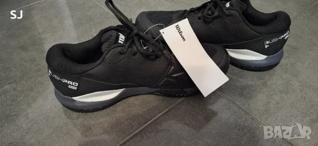 Мъжки маратонки за тенис Wilson Rush Pro Ace AC bk, снимка 4 - Маратонки - 50365501