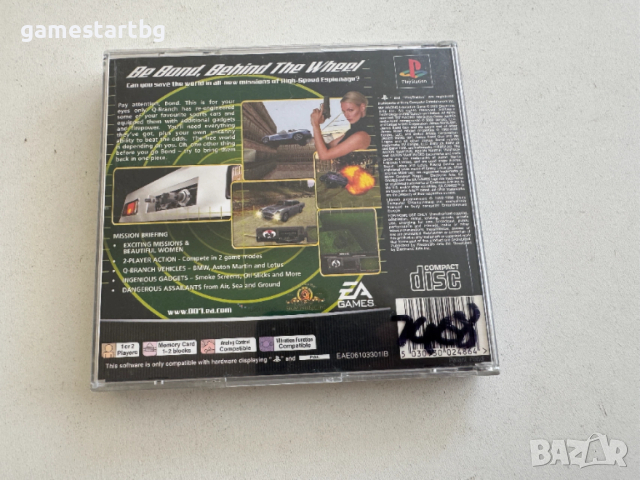 007 Racing за PS1, снимка 2 - Игри за PlayStation - 53846396