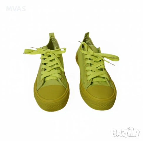 Нови дамски свежи пролетни светло зелени гуменки кецове 36 размер, снимка 3 - Кецове - 54093012