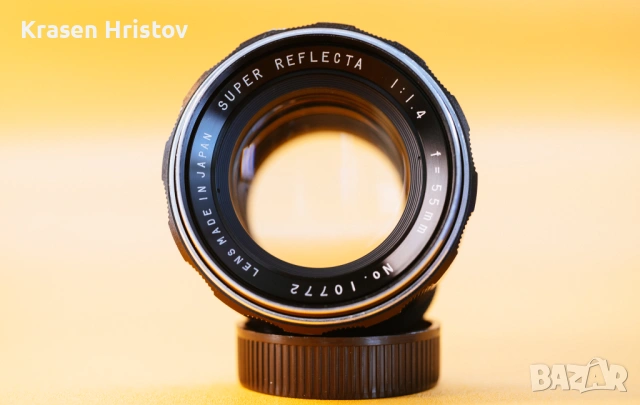 Super Reflecta 55mm f/1.4 (резба M42), снимка 2 - Обективи и филтри - 54016127