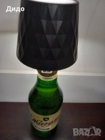 Сензорна LED лампа за бутилка с акумулаторна батерия., снимка 3 - Лед осветление - 53777962