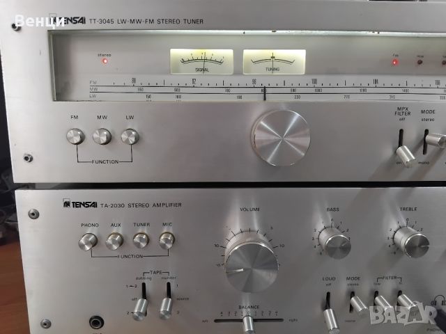 Tensai TA-2030 + Tensai TT-3045, снимка 2 - Ресийвъри, усилватели, смесителни пултове - 46628594