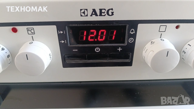 Свободностояща фурна AEG 50 сантиметра с керамичен плот, снимка 2 - Печки, фурни - 54164556