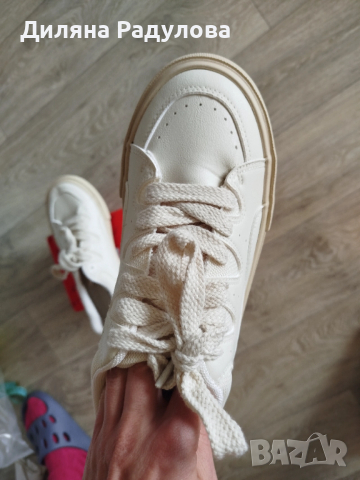 Бели кецове 41 номер, снимка 8 - Маратонки - 54200705