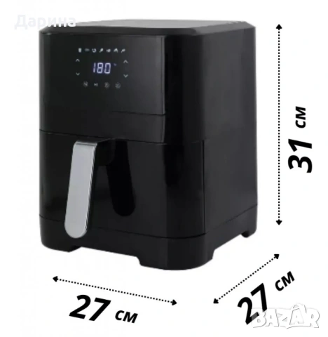 air frayer нов с гаранция, снимка 6 - Фритюрници - 53965100