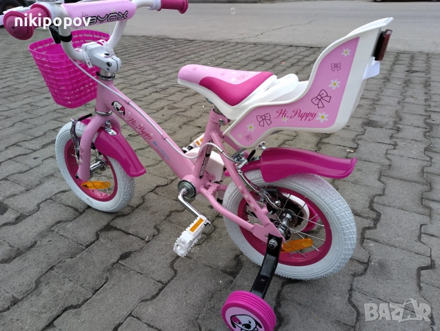 BYOX Велосипед 12" PUPPY розов, снимка 8 - Велосипеди - 53531747